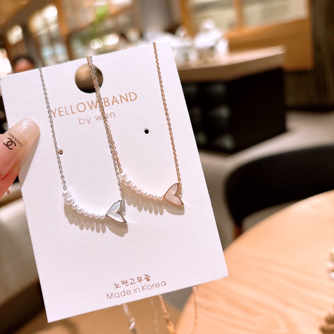 Hypoallergenic Silver Necklace Ins Style Gift for Her Silver