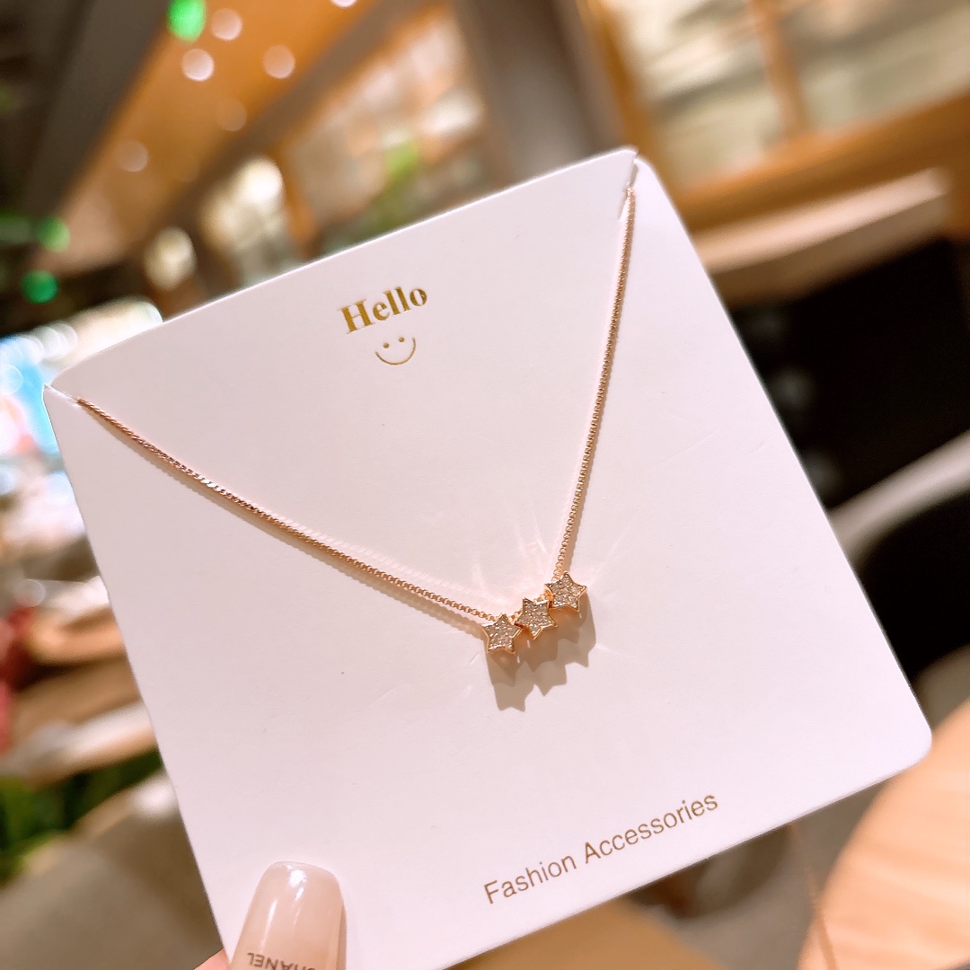 Hypoallergenic Silver Necklace Cute Party Silver