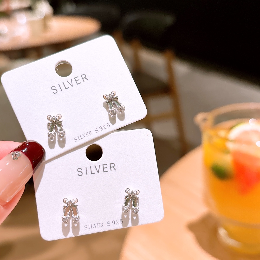 925 Silver Earrings Premium Valentine's Day Silver