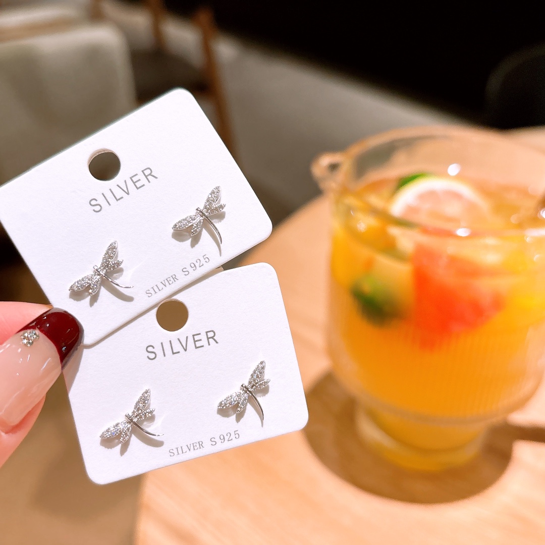 Massivsilber Ohrringe Rein Verlobung Gold