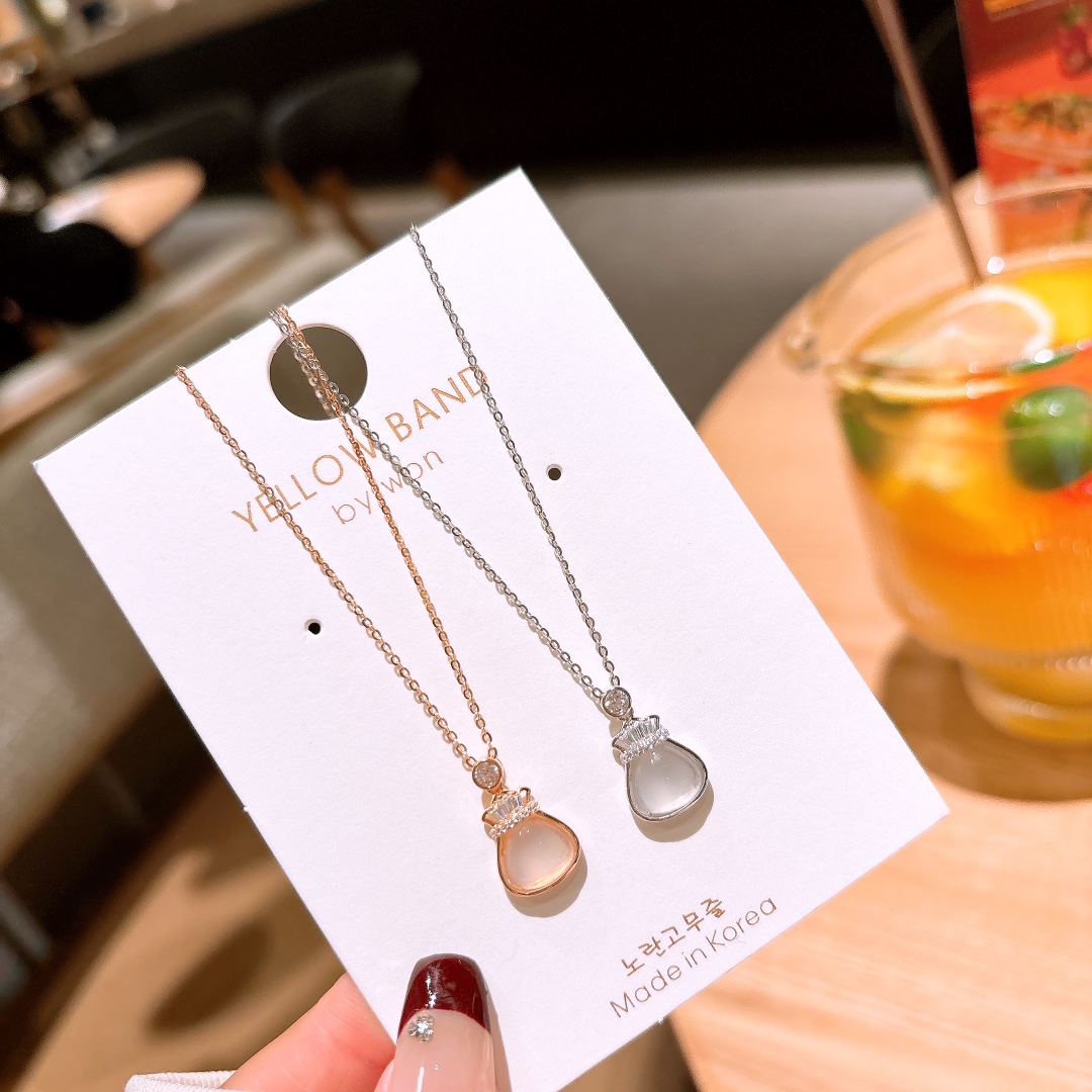 925 Silver Necklace Unique Wedding Registration Gold