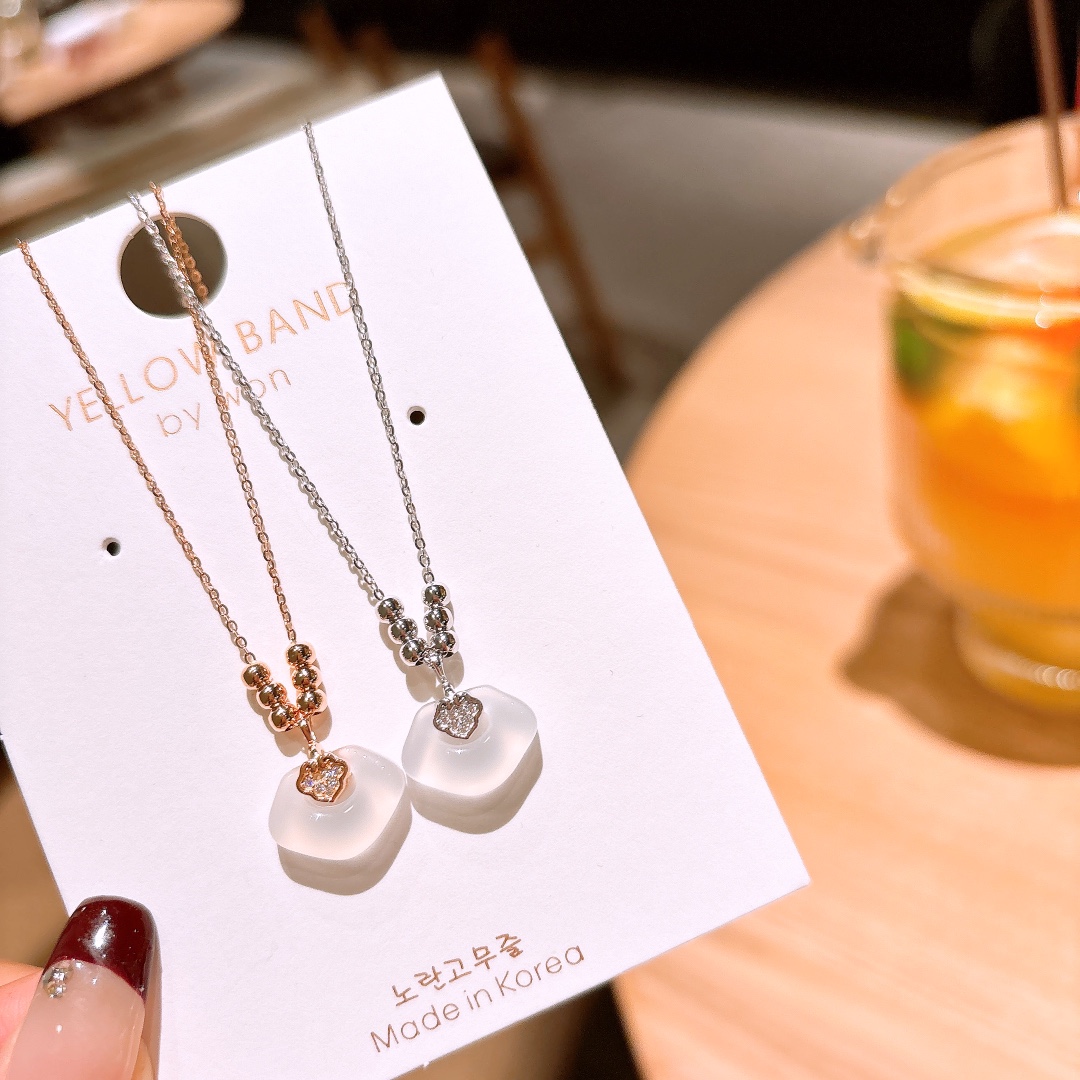 925 Silver Necklace Girly Party Gold