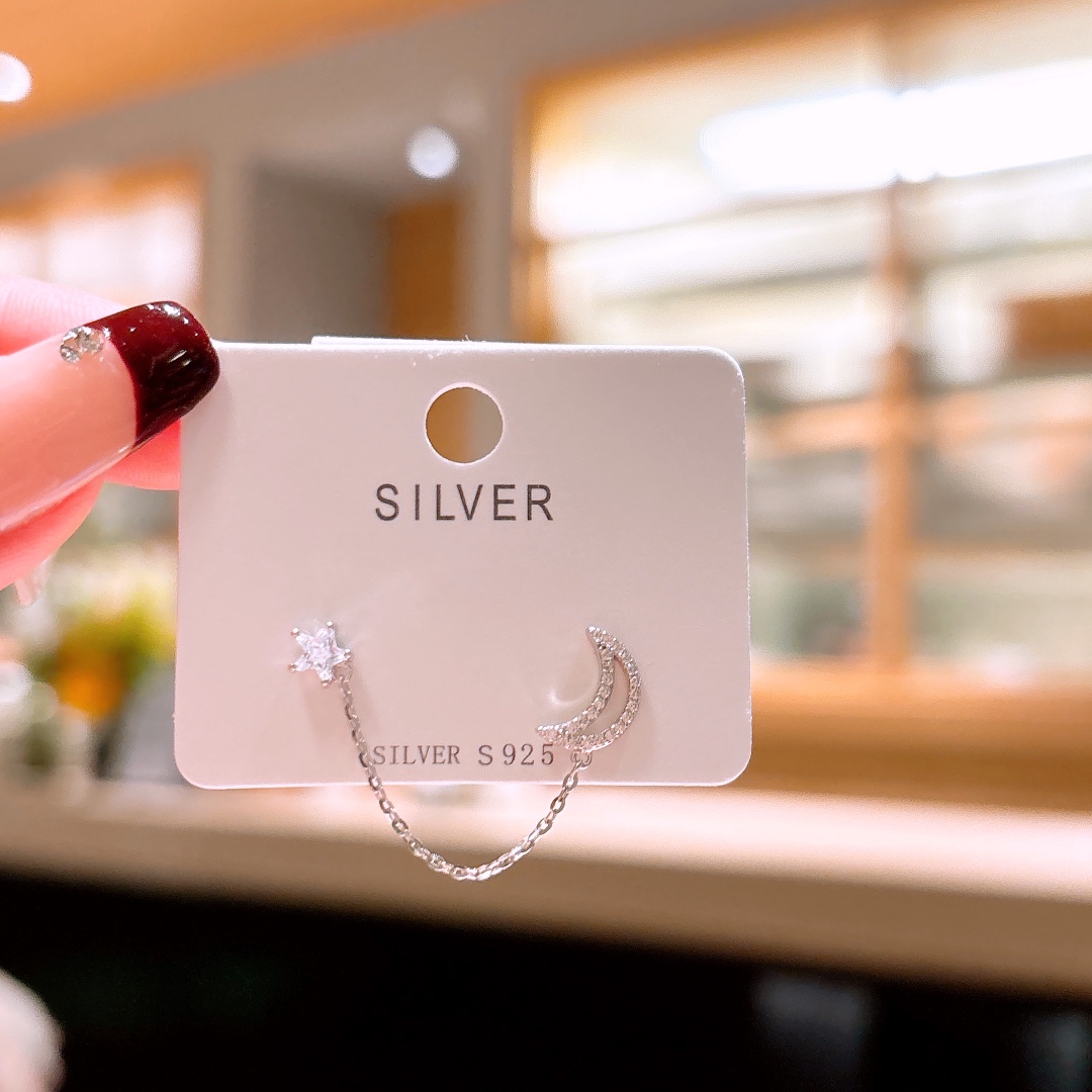 Low Allergy Silver Earrings Vintage Christmas Silver