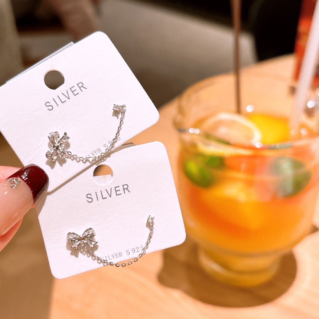 925 Silber Ohrringe Romantisch Vatertag Gold