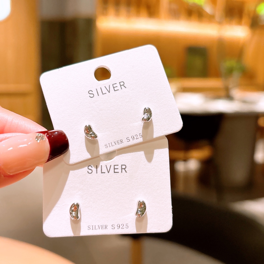 Hypoallergenic Silver Earrings Soft Office Gold