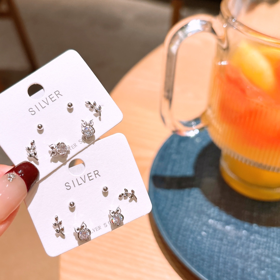 Solid Silver Earrings Pure Christmas Gold