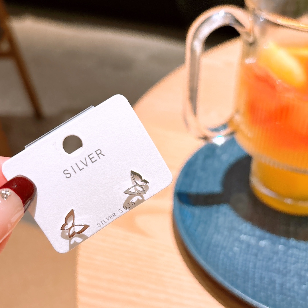 Hypoallergenic Silver Earrings Sweet Engagement Silver