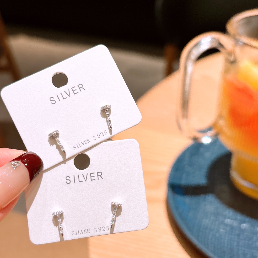 Nickel Free Silver Earrings Premium Graduation Silver