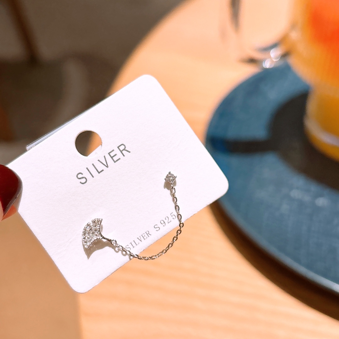 甘い925シルバーイヤリングシルバー 告白