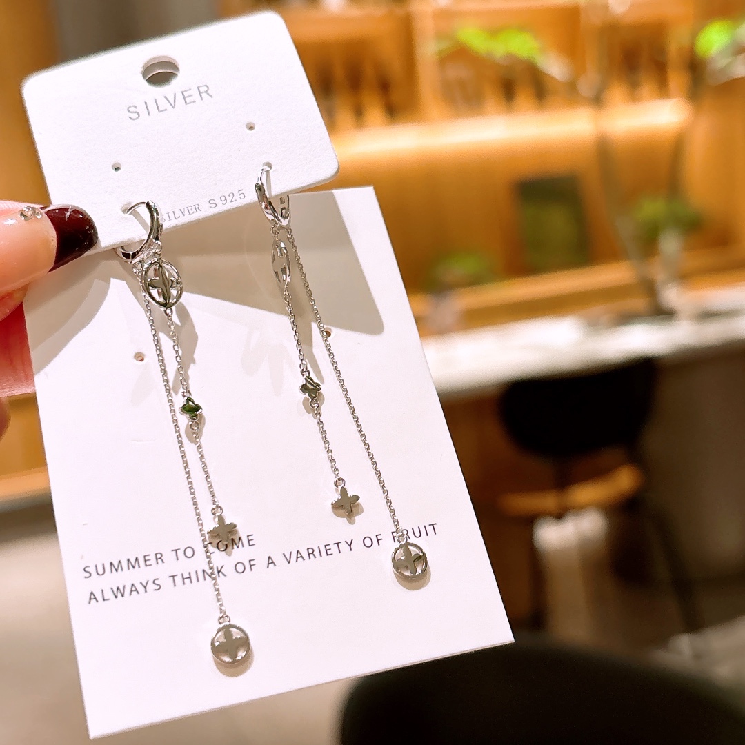 S925 Sterling Silver Ear Cuffs Forest Wedding Silver