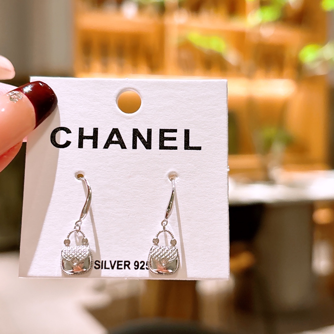 エレガントアレルギー対応シルバードロップ＆スレッドイヤリングシルバー ウェディングギフト