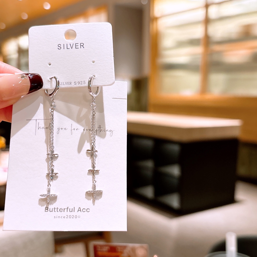 Hypoallergenic Silver Ear Cuffs Playful Birthday Silver