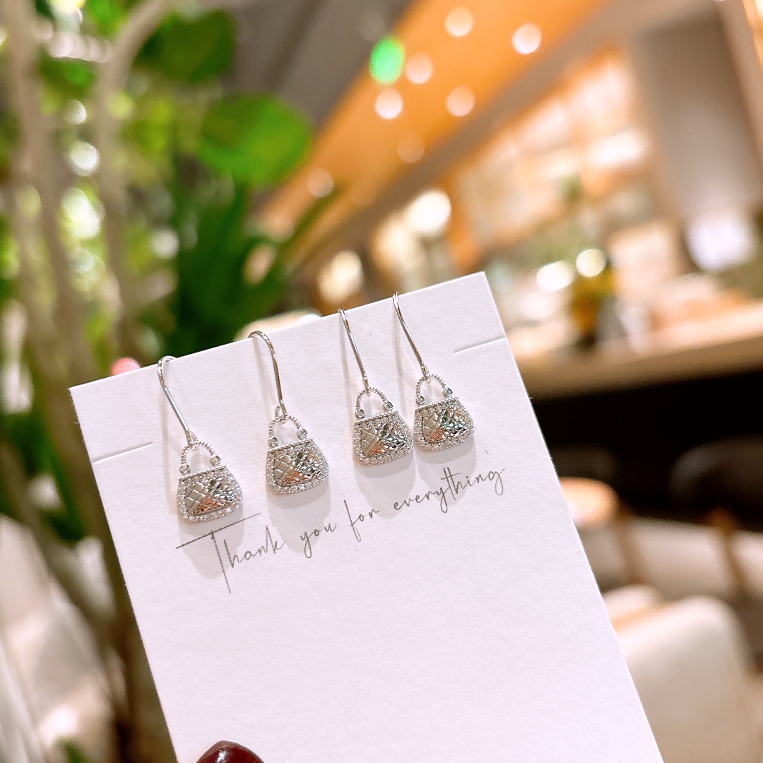 S925 Sterling Silver Drop & Thread Earrings Precision Date Night