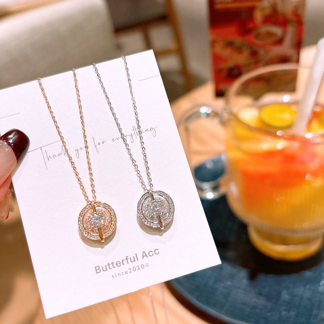 Hypoallergenic Silver Moissanite Necklace Romantic Wedding Favor