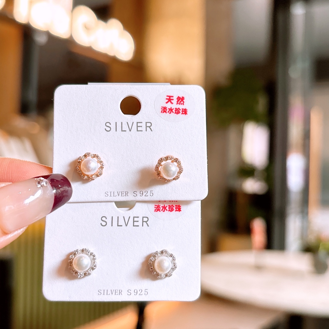 Low Allergy Silver Earrings Romantic Date Night Gold