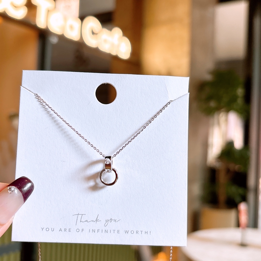 Solid Silver Necklace Ethereal New Year Silver