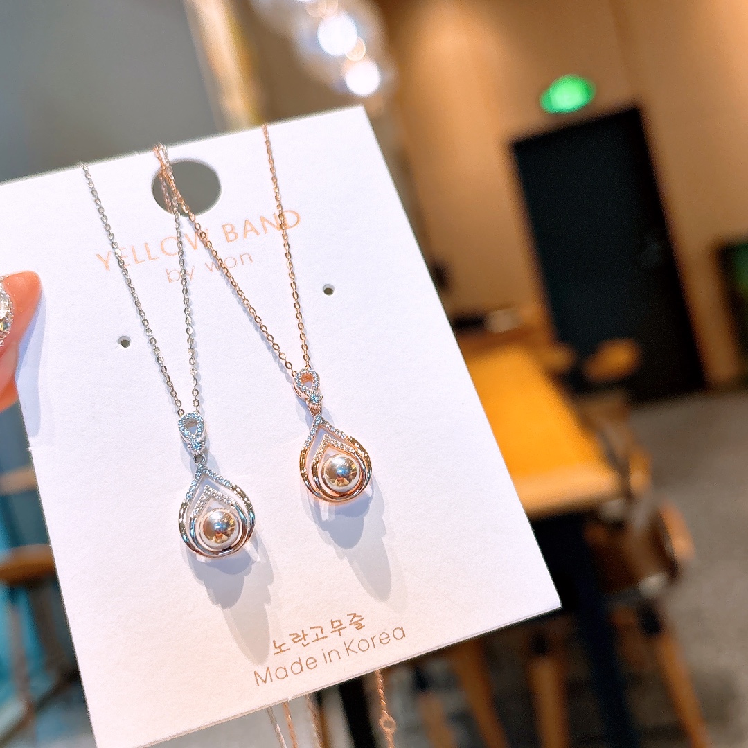 エレガントニッケル無添加銀ネックレスシルバー 先生の日