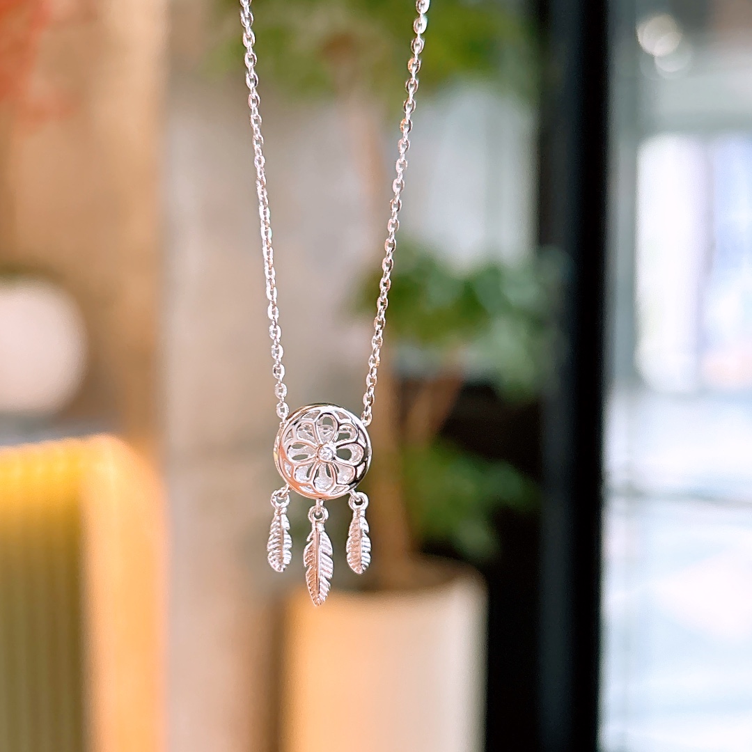 Solid Silver Necklace Fresh Banquet Gold