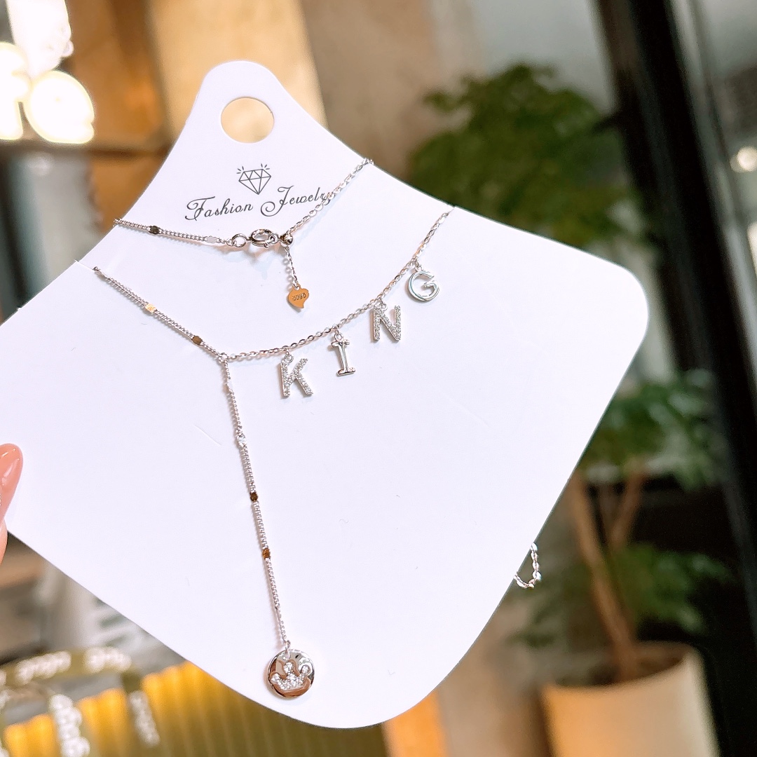 Nickel Free Silver Necklace Cute New Year Silver