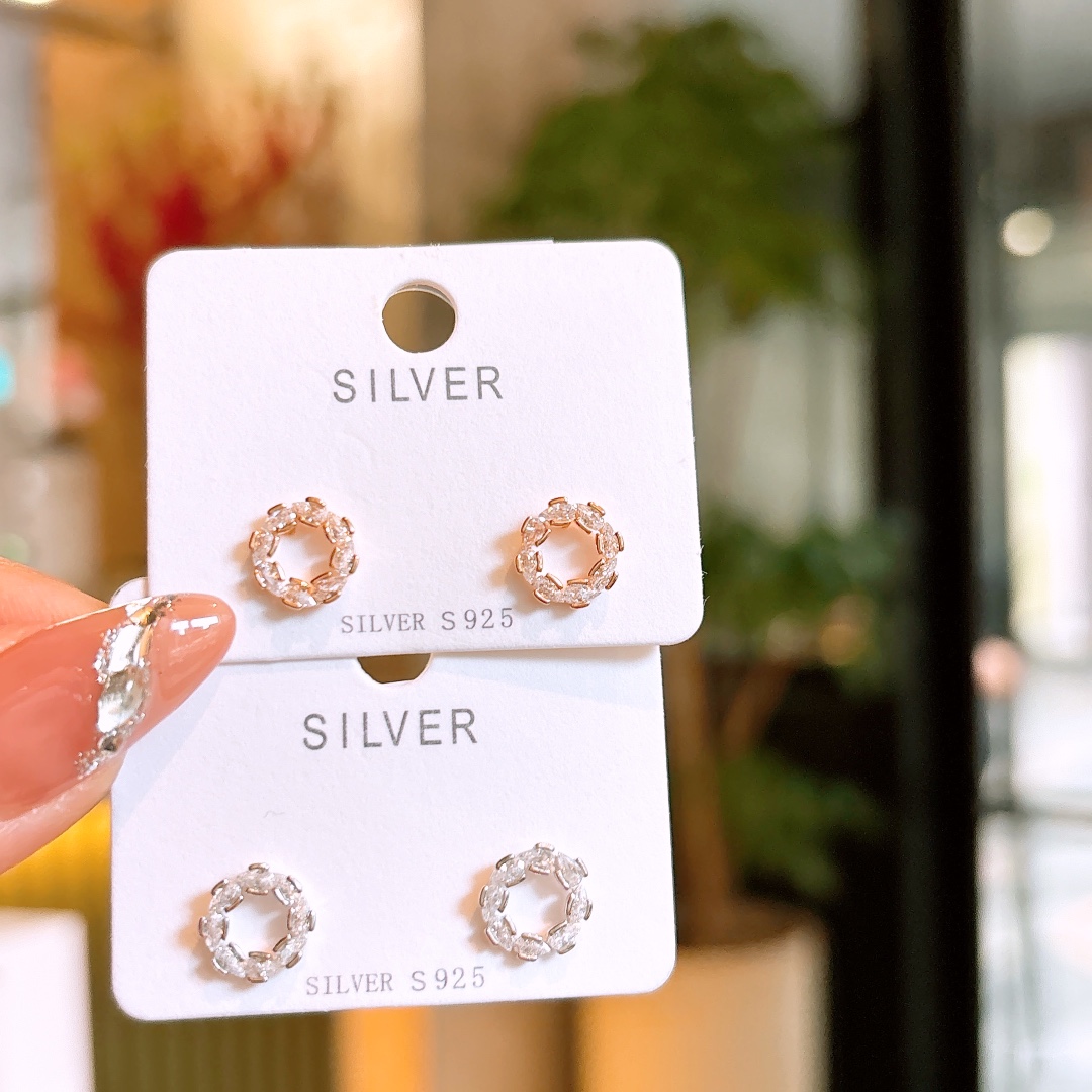 High Polish Silver Earrings Premium Workplace Silver