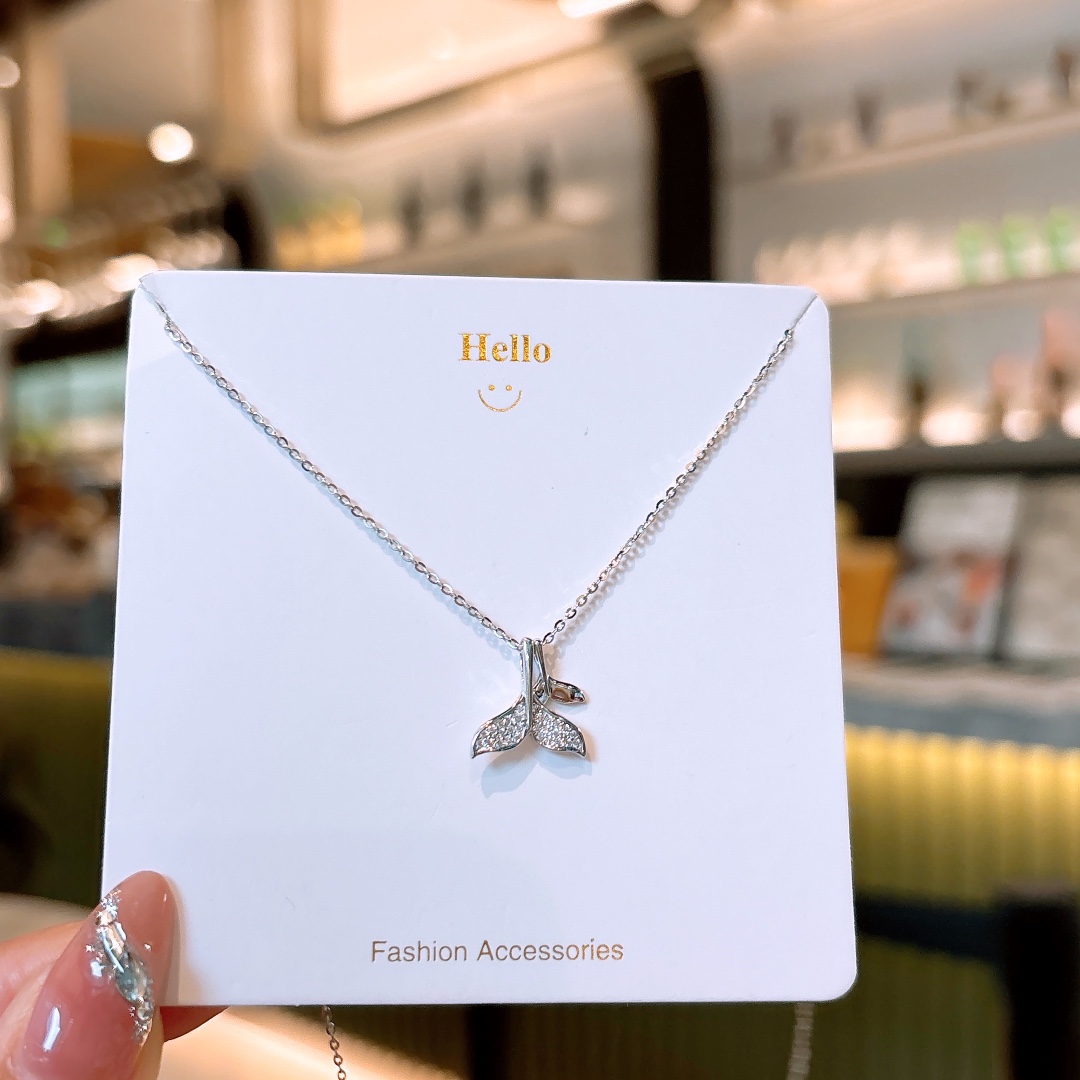 Solid Silver Necklace Premium Mother's Birthday Gold