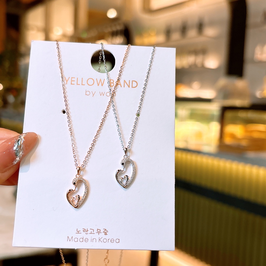 925 Silver Necklace Precision Housewarming Gold