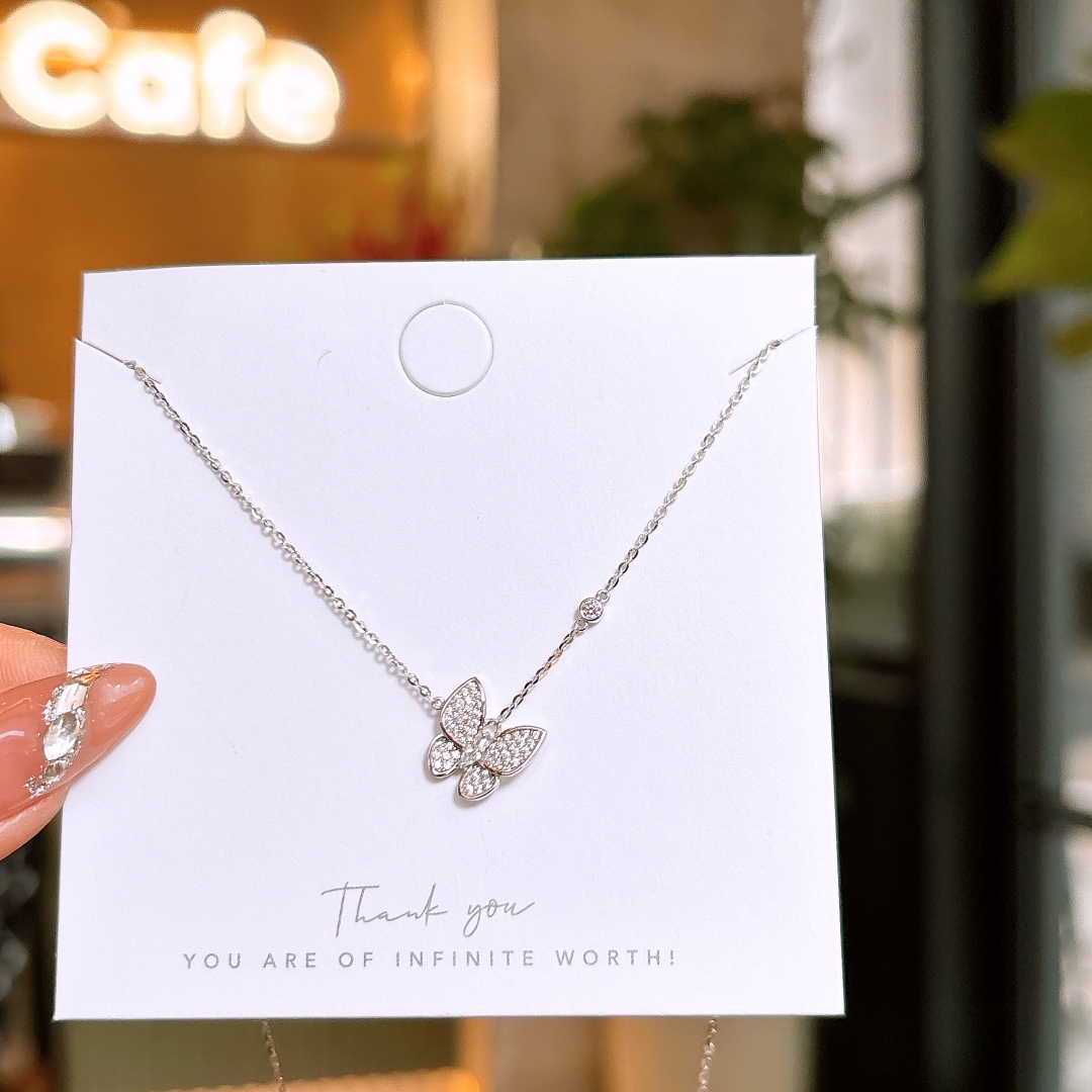 Feinsilber Kette Schick Hochzeitsgeschenk Gold