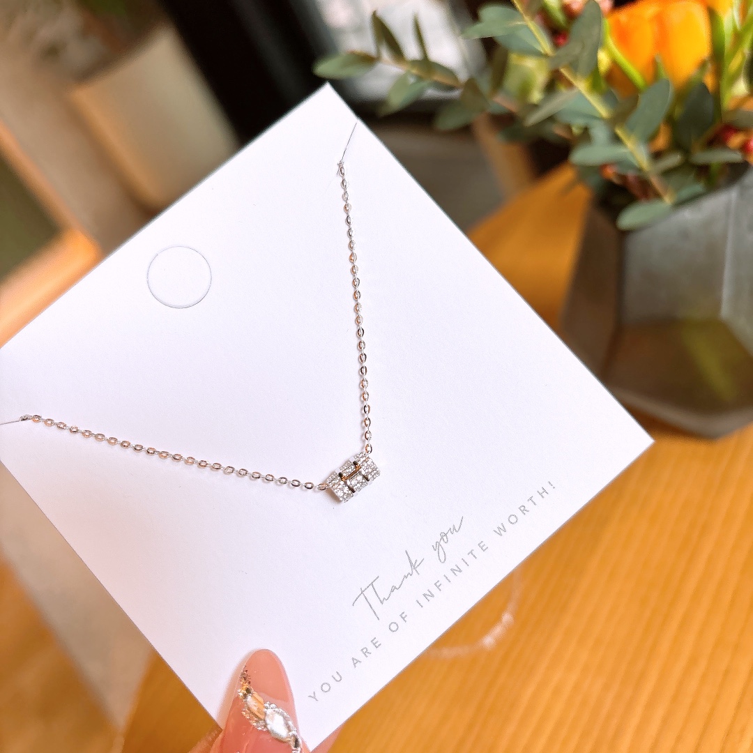 Low Allergy Silver Necklace Elegant Self-love Silver