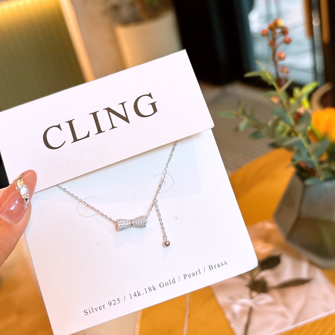 Nickel Free Silver Necklace Elegant Wedding Registration Silver