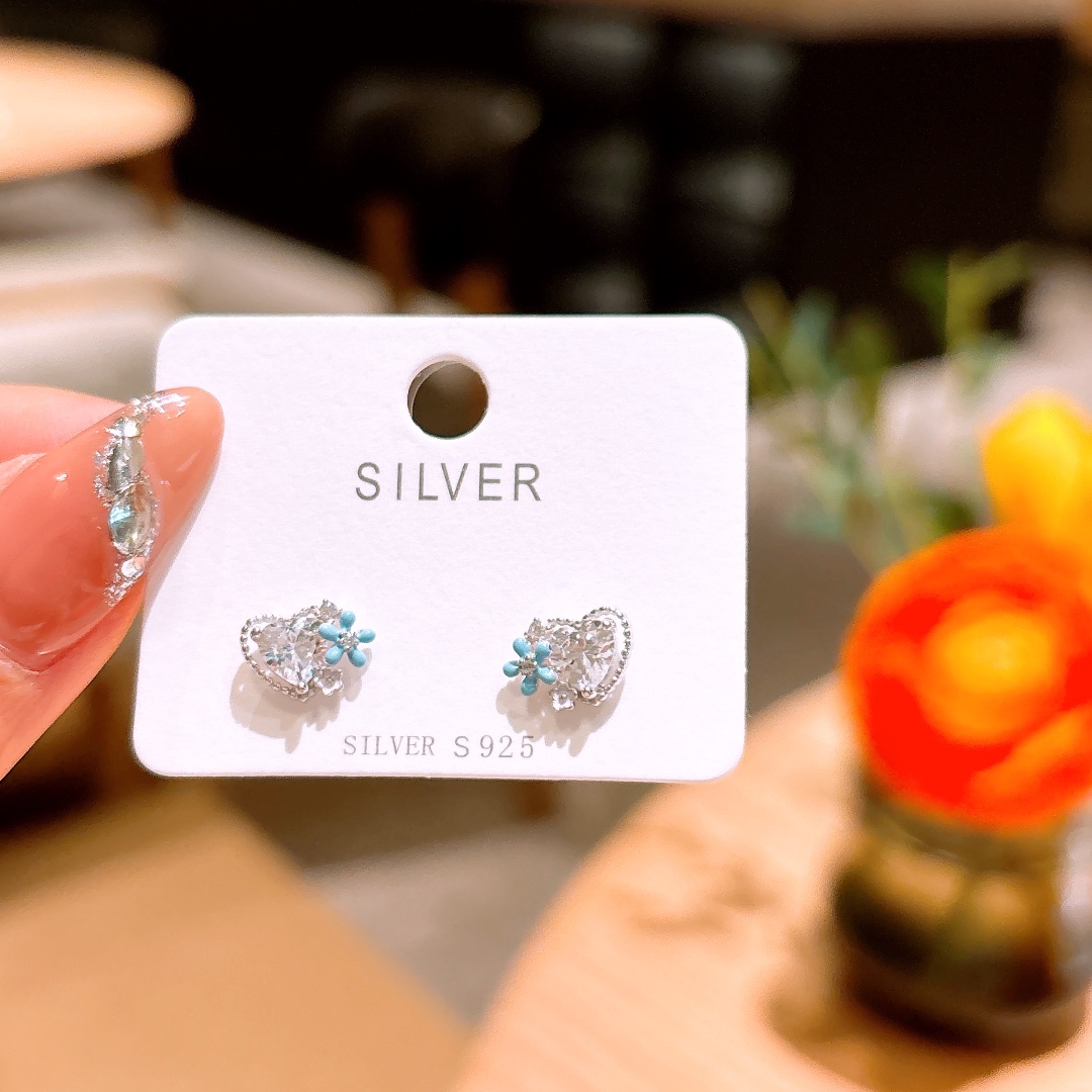 High Polish Silver Earrings Unique Party Silver