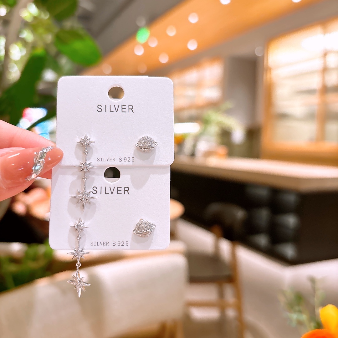 Nickel Free Silver Earrings Ethereal Proposal Silver