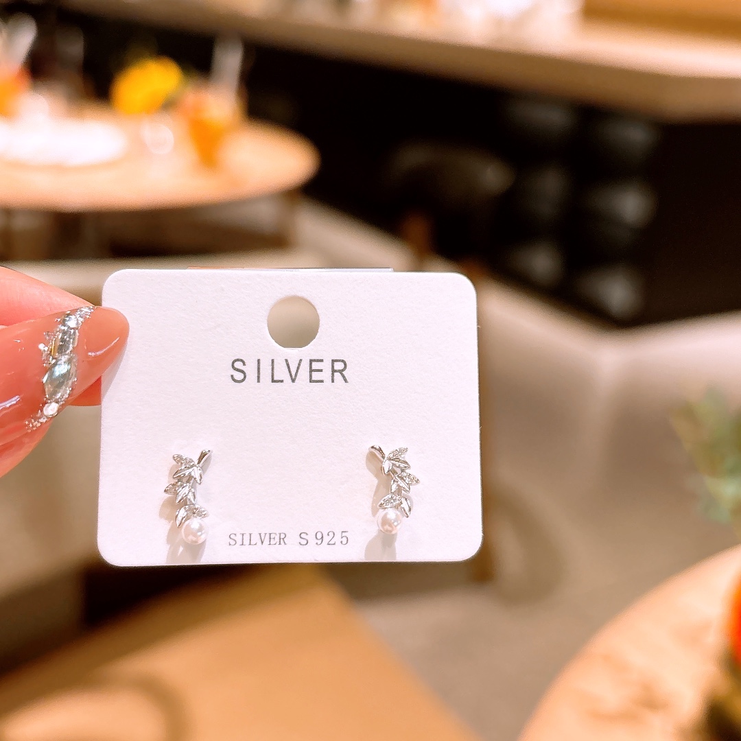 Fine Silver Earrings Vintage Birthday Silver