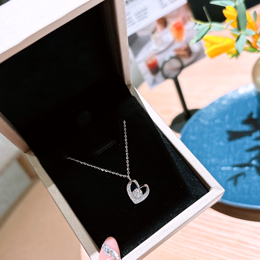 Nickel Free Silver Necklace Korean Style Wedding Silver