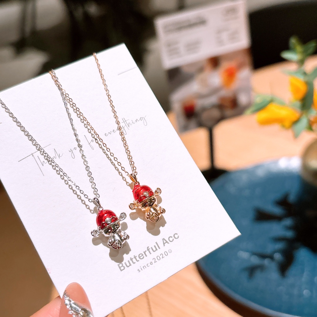 Low Allergy Silver Necklace Intellectual Graduation Gold