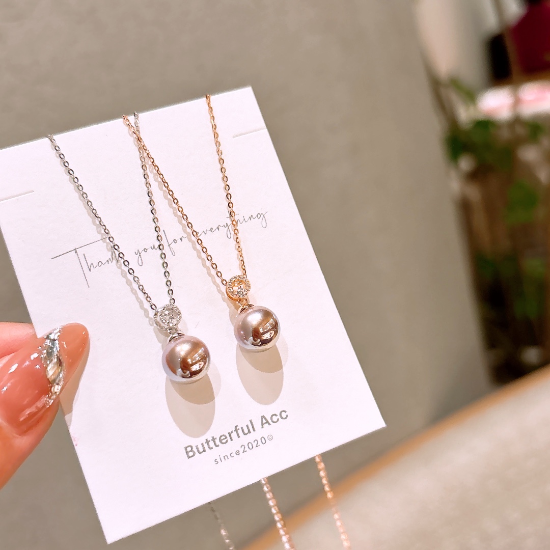 Fine Silver Necklace Ethereal Party Silver