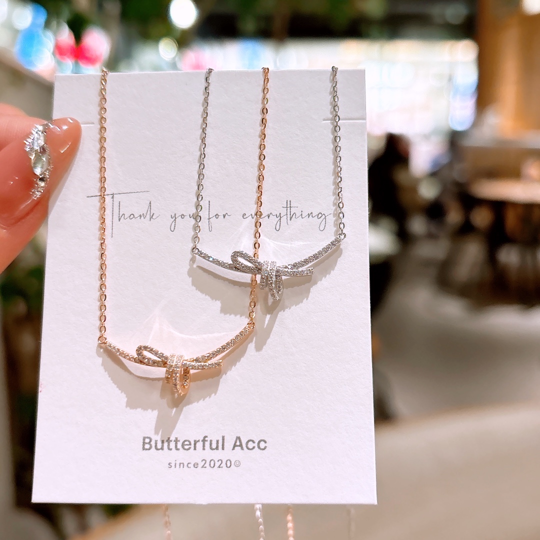 Hypoallergenic Silver Necklace Girly Workplace Silver