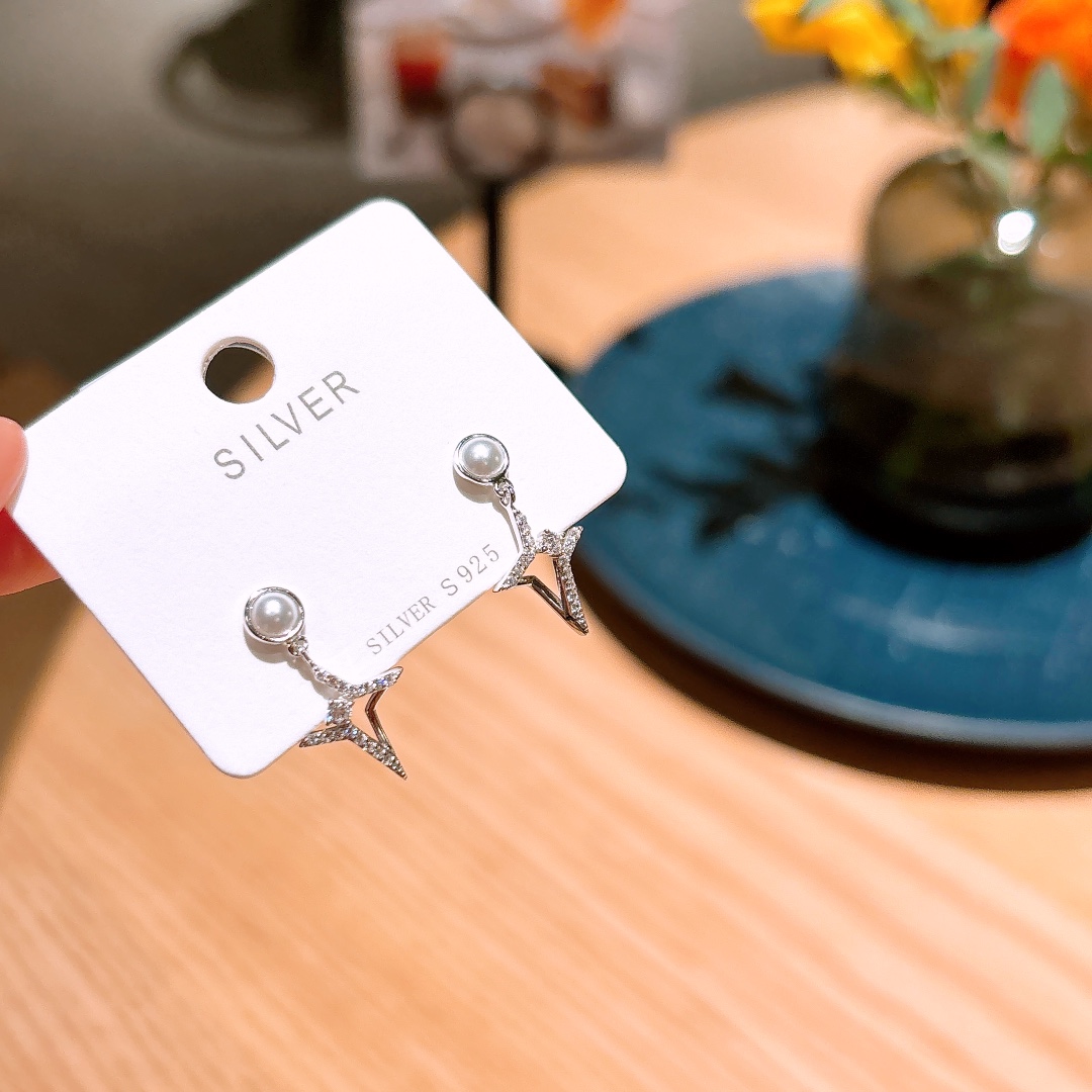 Nickel Free Silver Earrings Playful Housewarming Gold