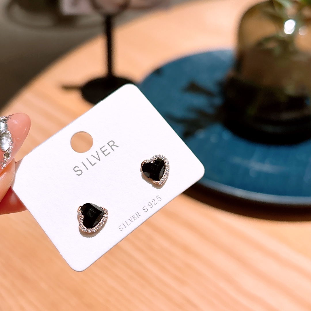 Solid Silver Earrings Sweet Father's Day Silver