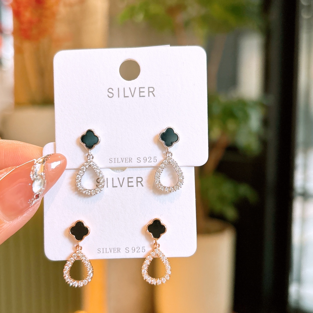 925 Silver Earrings Pure Wedding Favor Gold