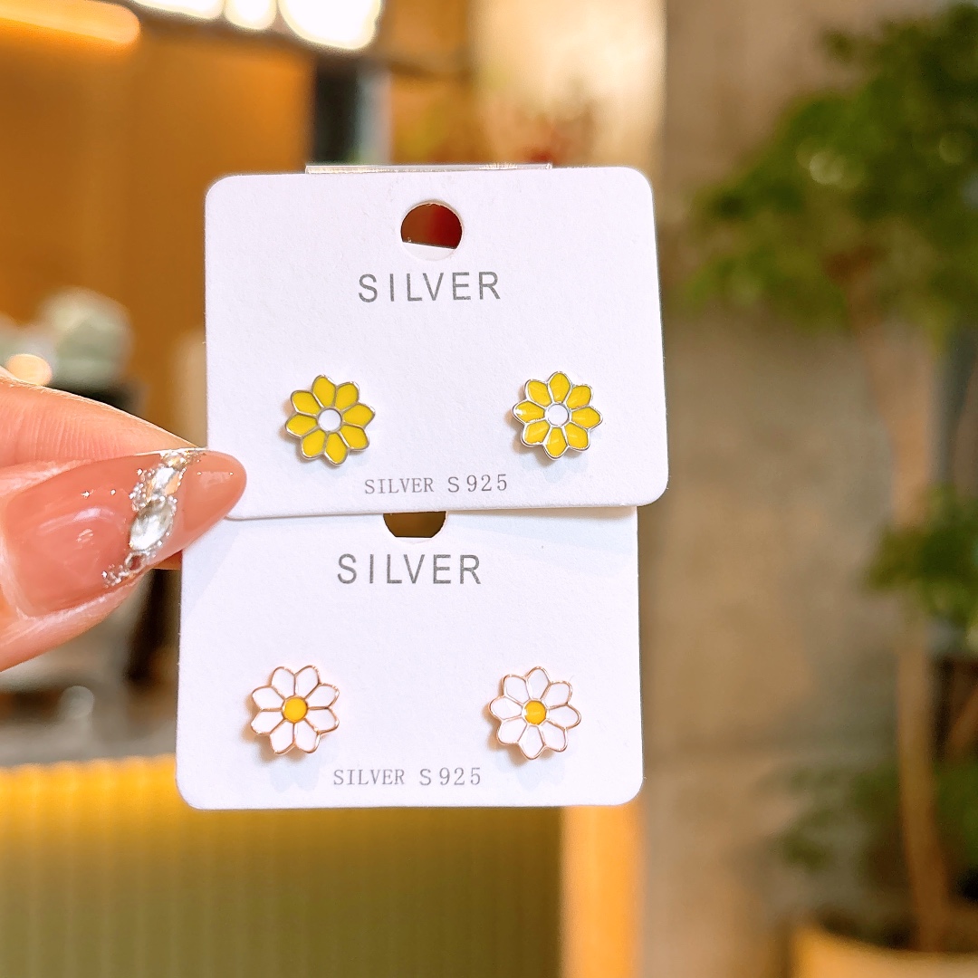 Low Allergy Silver Earrings French Everyday Wear Gold