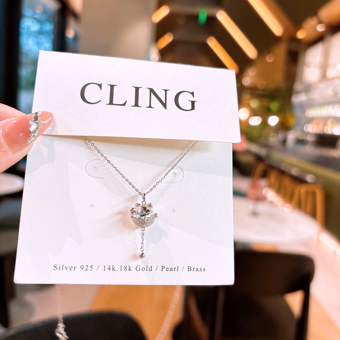 Hypoallergenes Silber Kette Zart Hochzeitsgeschenk Gold