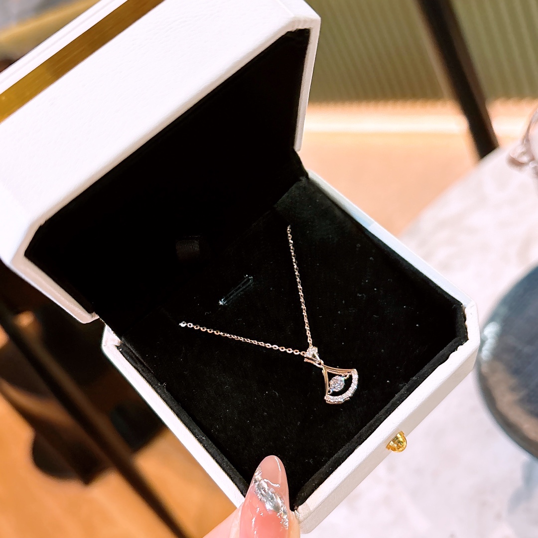 925 Silver Necklace French Confession Gold