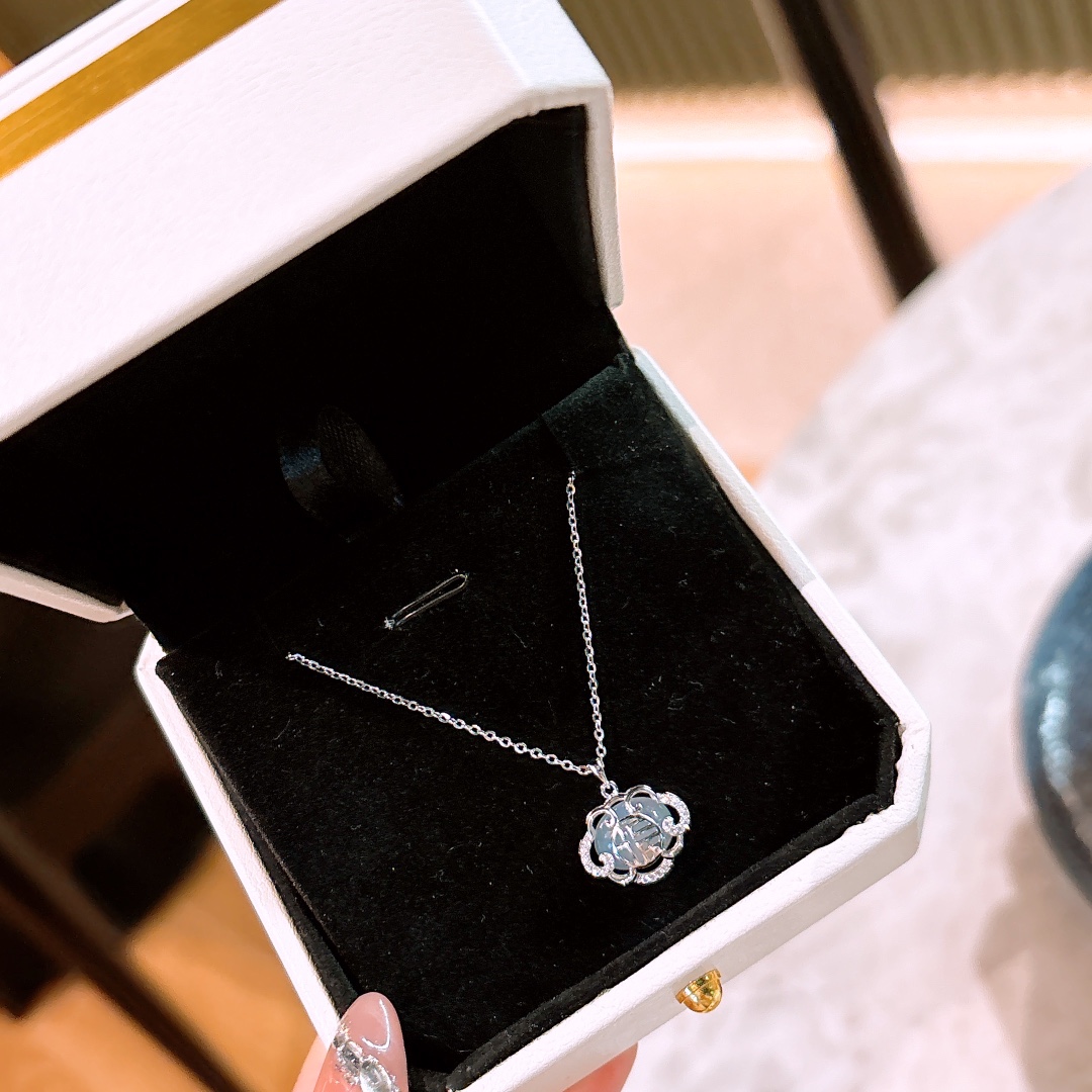 Low Allergy Silver Necklace French Spring Festival Gold