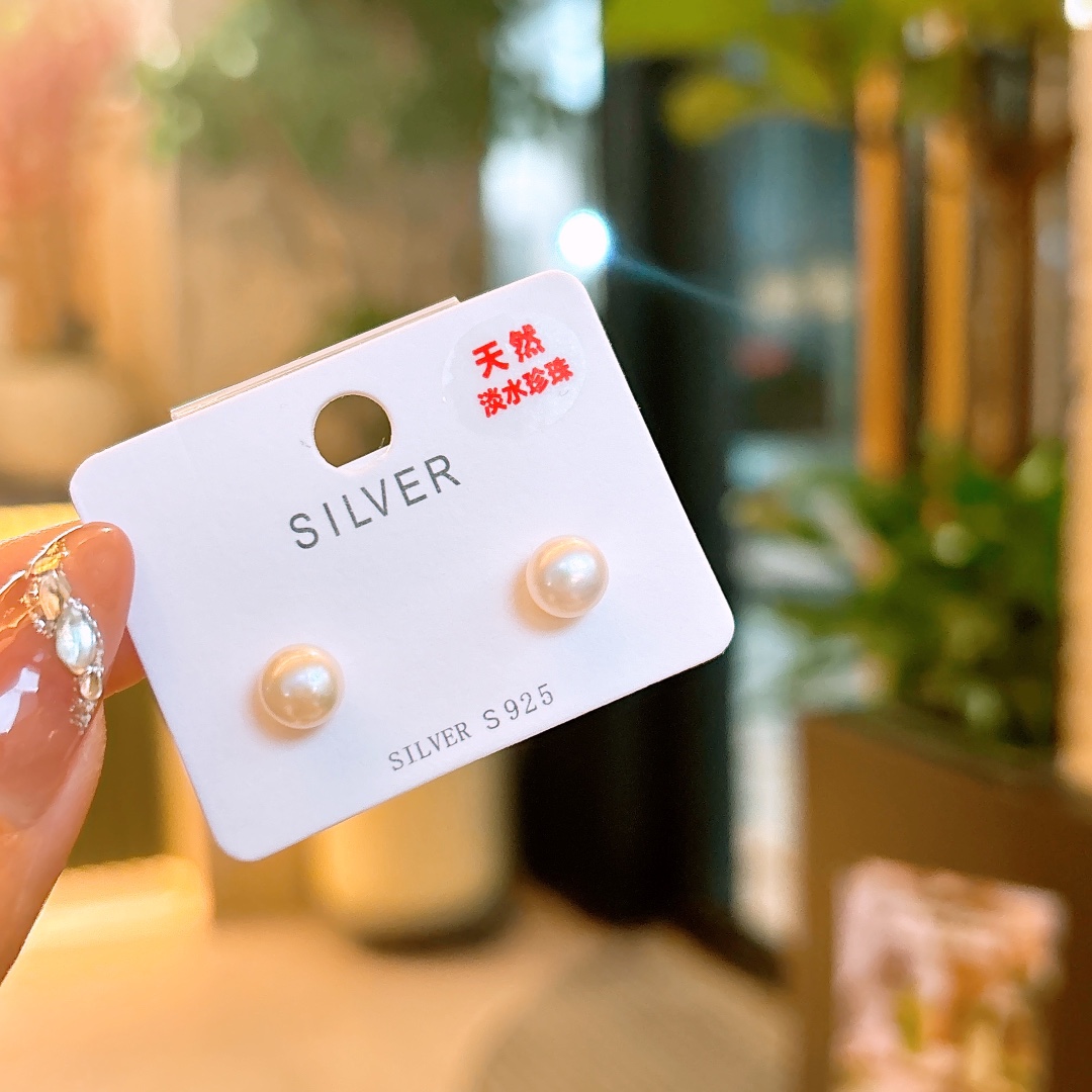 925 Silver Earrings Minimalist Banquet Gold