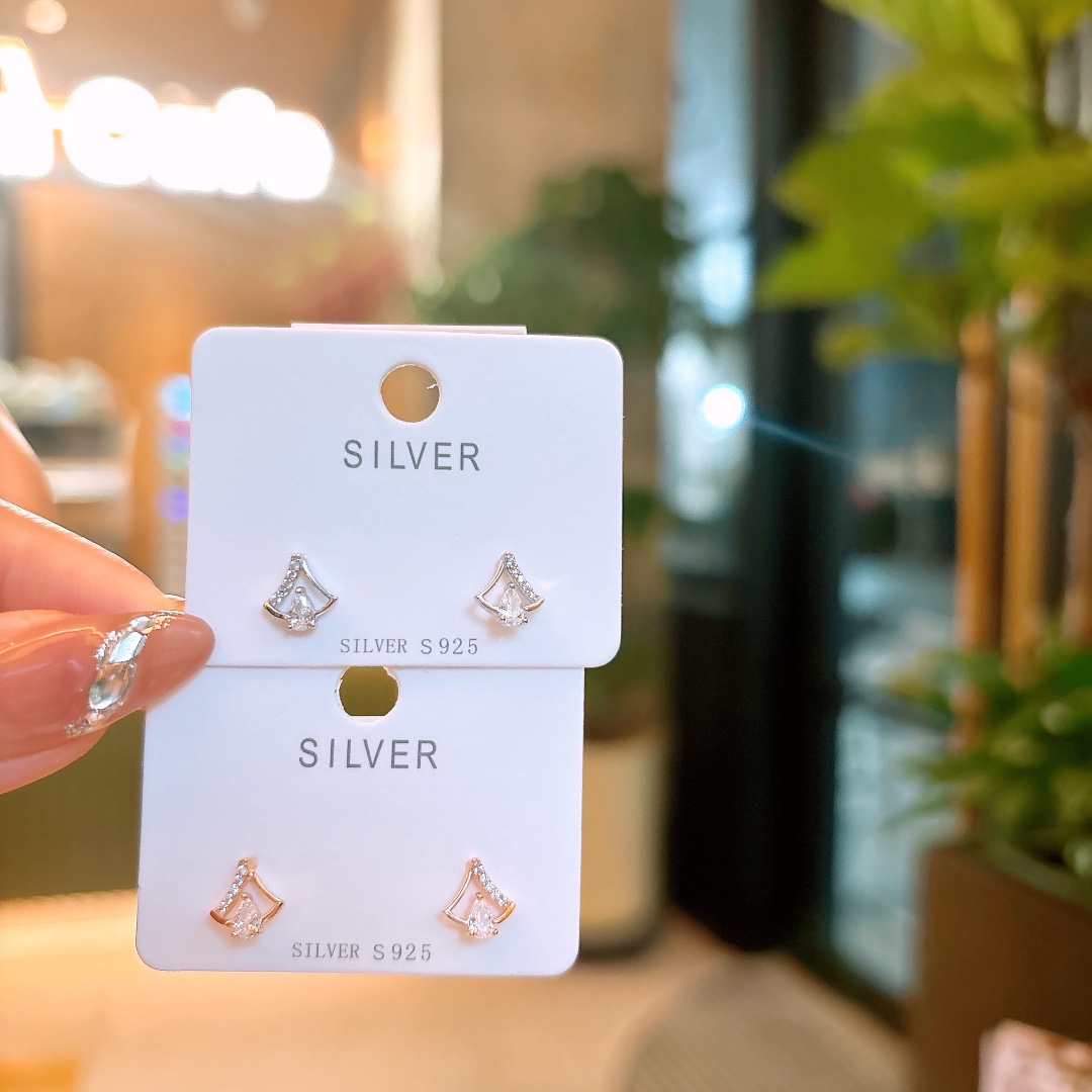 Nickel Free Silver Earrings Sweet Proposal Gold