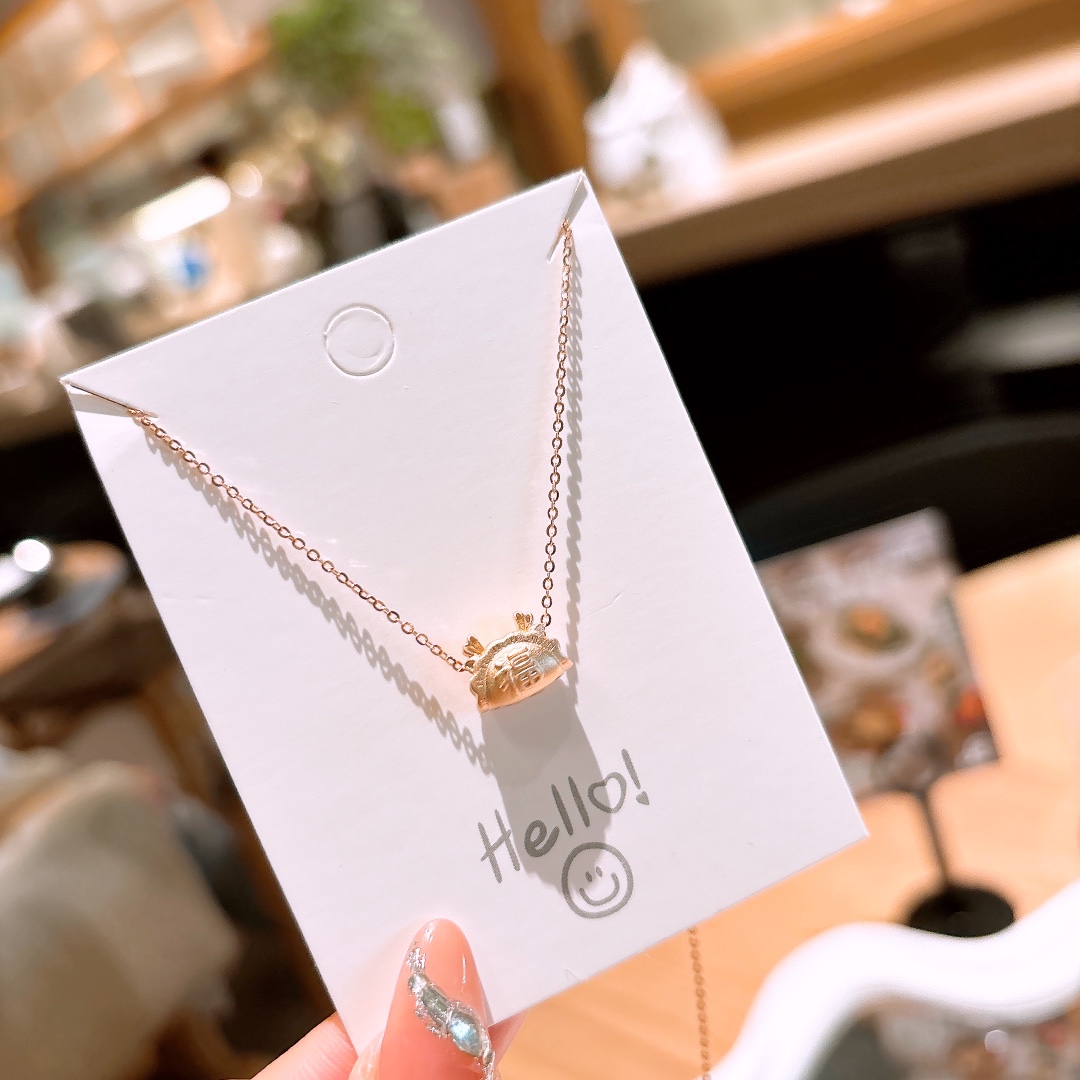 Low Allergy Silver Necklace Soft Spring Festival Gold