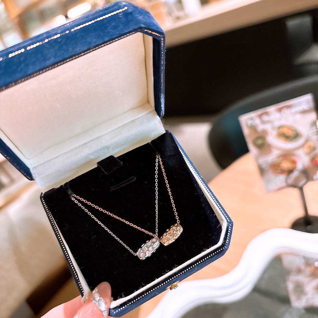 High Polish Silver Necklace Pure Graduation Gold