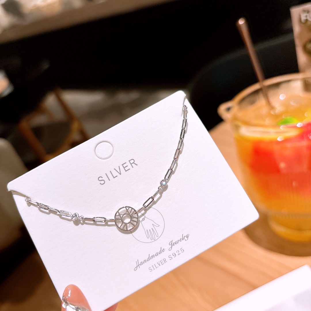 インスタ風純銀ブレスレットゴールド プロポーズ