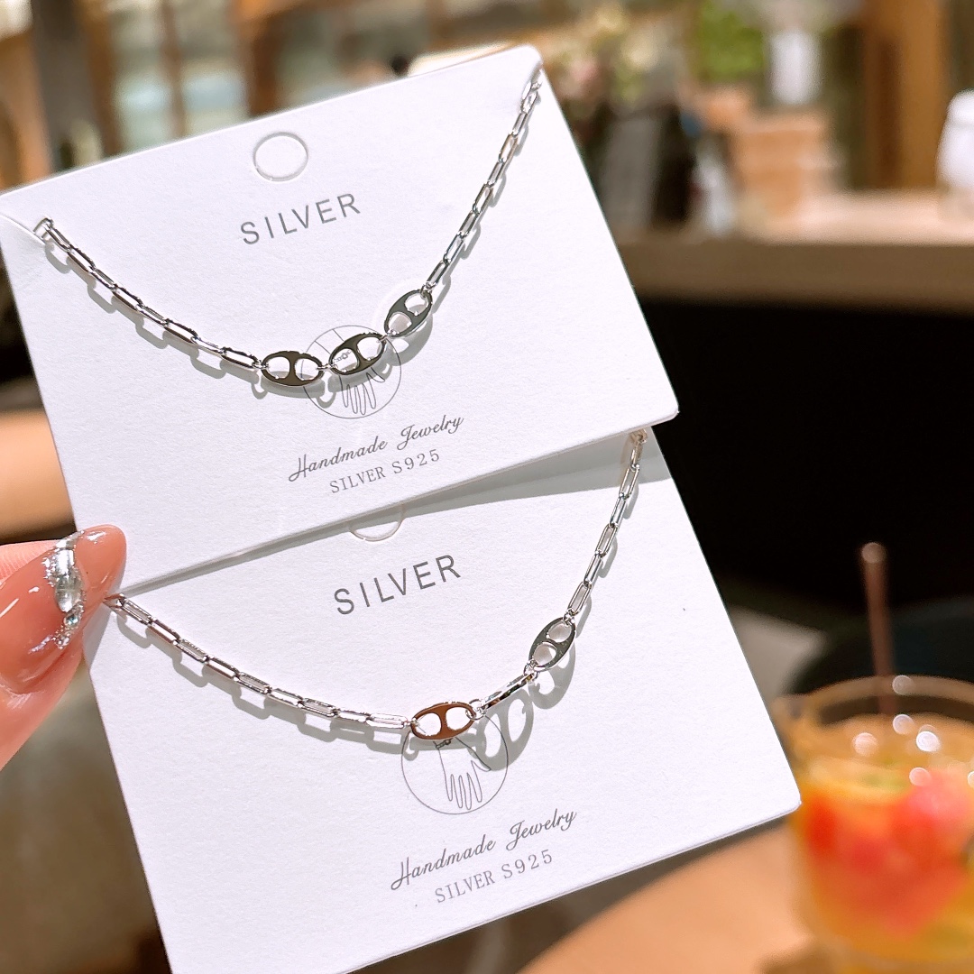 甘辛高品質シルバーブレスレットゴールド 先生の日