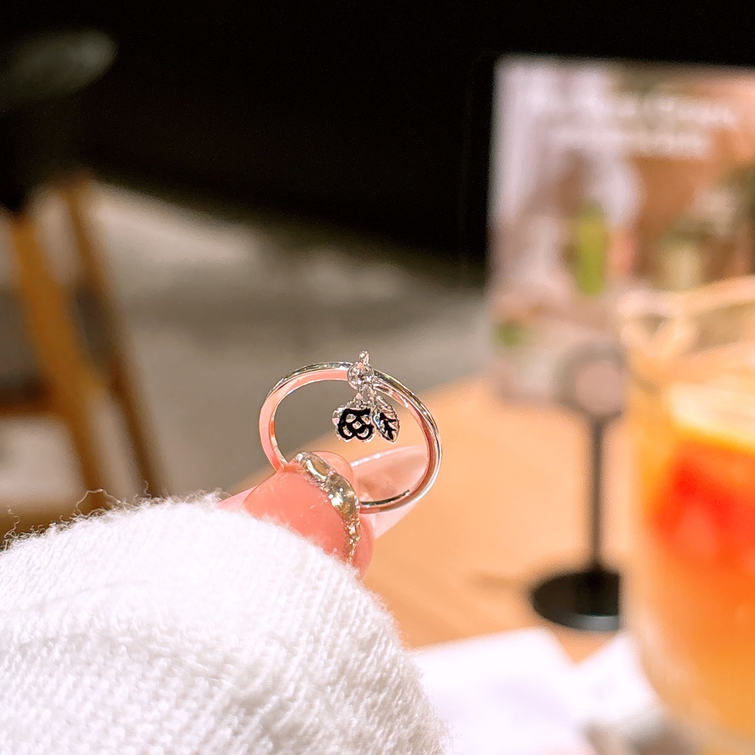 Fine Silver Ring Cute Confession Silver